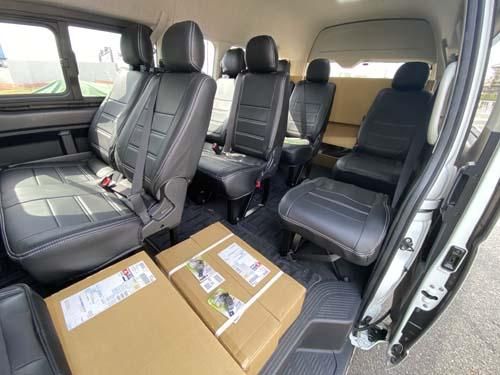 茨城県Kさんのご依頼でにベバストヒーターを社用車の200系ハイエースに取り付け