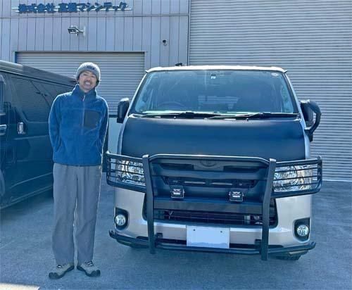 東京都Tさんのハイエース(モデリスタ)にベバストヒーター取付