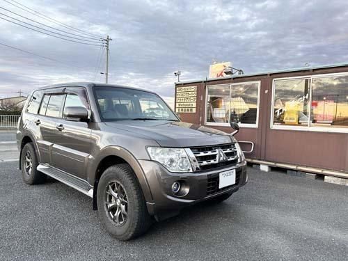 V80/90系パジェロ用フロントプロテクターを茨城県から買いに来てくれました
