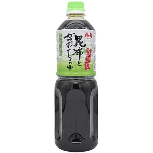昆布入り】昆布とかつおのしょうゆ 1.8リットル - 秋田の醤油