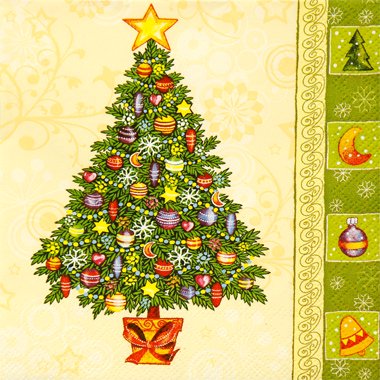 トールペイント(ローズマリング)クリスマスツリー
