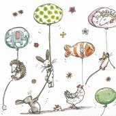 IH-609:ڡѡʥץANIMALS WIHT BALLOONS-IH6095(2Ҥˤξʼ̿