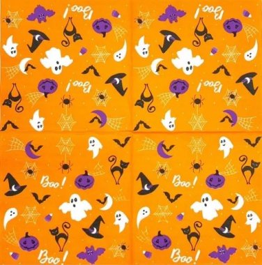 DA-137:ڡѡʥץHalloween Graphics on Orange - DA1375(4Ҥ<img class='new_mark_img2' src='https://img.shop-pro.jp/img/new/icons5.gif' style='border:none;display:inline;margin:0px;padding:0px;width:auto;' />β