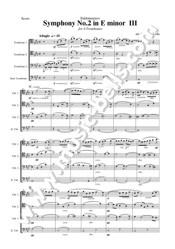 ラフマニノフ 交響曲第2番 オーケストラスコア - 器材