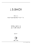 J.S.バッハ　《フランス組曲》第５番より「ガヴォット」　サックス四重奏（鈴木雅史編）