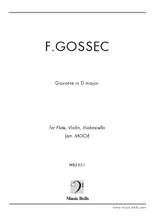「ゴセックのガボット」　フルート、ヴァイオリン、チェロの三重奏（MOOI編）