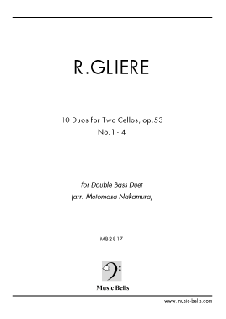 R.グリエール　《チェロのための１０の二重奏曲》より第１番〜第４番　コントラバス二重奏（中村元優編）