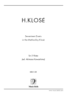 吹奏楽基礎練習《クローゼ教本》デュエット集 フルート二重奏（川島光将編） - 楽譜出版社 《ミュージック・ベルズ》 Music Bells  Publishing
