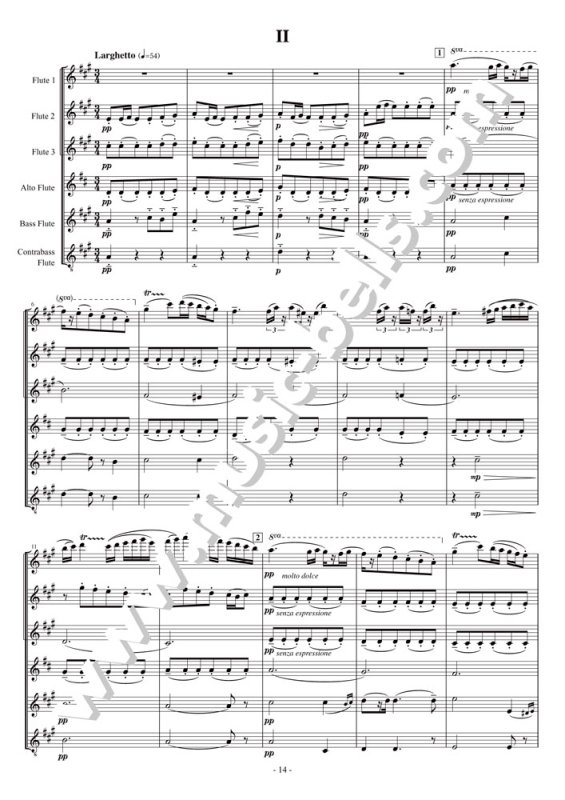 プロコフィエフ　交響曲第１番 ニ長調 作品25「古典交響曲」全楽章　 フルートアンサンブル（神岡英夫編） - 楽譜出版社 《ミュージック・ベルズ》  Music Bells Publishing