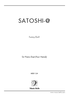 Satoshi-@　「funny Doll -for four hands-」（ジャズ風ピアノ４手連弾）