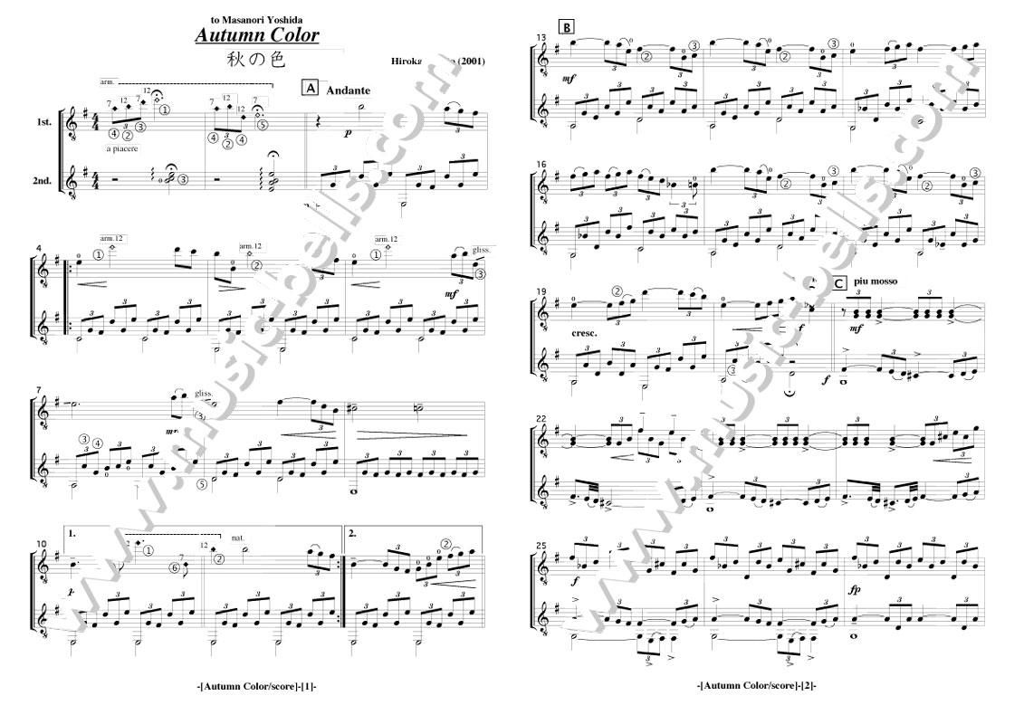 ギター二重奏 2 Guitar の楽譜 楽譜出版社 ミュージック ベルズ Music Bells Publishing ギター二重奏 2 Guitar の楽譜 楽譜出版社 ミュージック ベルズ Music Bells Publishing