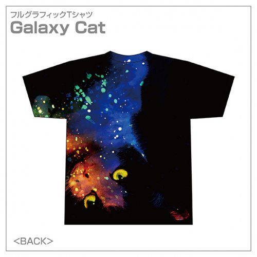 Galaxy Cat-Tシャツ - オリジナルTシャツ・グッズ制作No1！【webshop  MARKSTAGE】デザイン制作から無地販売まで、当社で全てがそろいます！