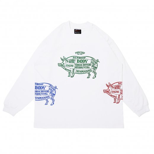 PORKCHOP Multi Pork L/S Tee<img class='new_mark_img2' src='https://img.shop-pro.jp/img/new/icons50.gif' style='border:none;display:inline;margin:0px;padding:0px;width:auto;' />