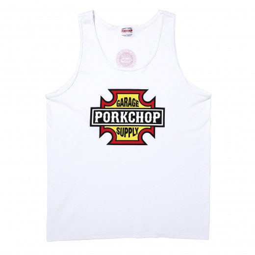 PORKCHOP Bar&Shield Tank Top<img class='new_mark_img2' src='https://img.shop-pro.jp/img/new/icons50.gif' style='border:none;display:inline;margin:0px;padding:0px;width:auto;' />