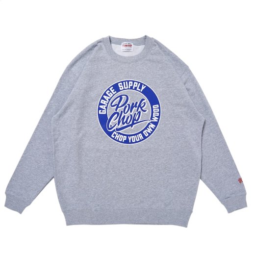 PORKCHOP Circle Script Sweat<img class='new_mark_img2' src='https://img.shop-pro.jp/img/new/icons7.gif' style='border:none;display:inline;margin:0px;padding:0px;width:auto;' />