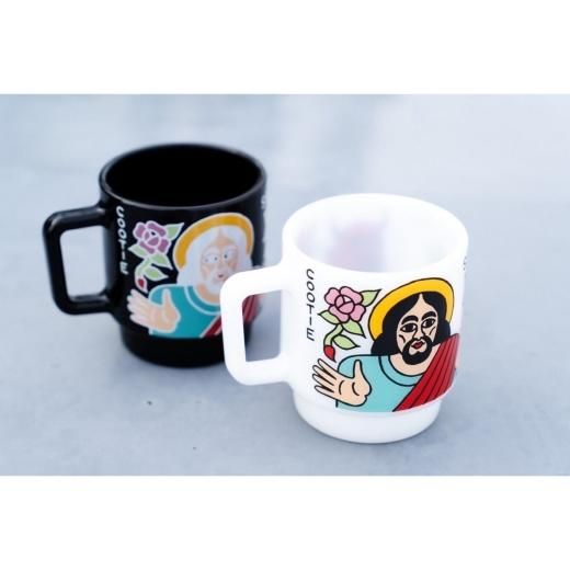 COOTIE Stacking Mug White Black