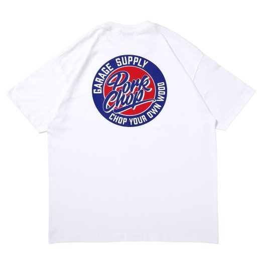 PORKCHOP Circle Script Tee<img class='new_mark_img2' src='https://img.shop-pro.jp/img/new/icons50.gif' style='border:none;display:inline;margin:0px;padding:0px;width:auto;' />