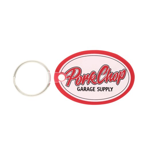 PORKCHOP Key Tag / Oval Script<img class='new_mark_img2' src='https://img.shop-pro.jp/img/new/icons50.gif' style='border:none;display:inline;margin:0px;padding:0px;width:auto;' />