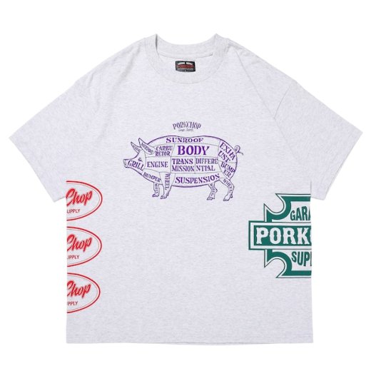 PORKCHOP Multilogo Tee<img class='new_mark_img2' src='https://img.shop-pro.jp/img/new/icons50.gif' style='border:none;display:inline;margin:0px;padding:0px;width:auto;' />