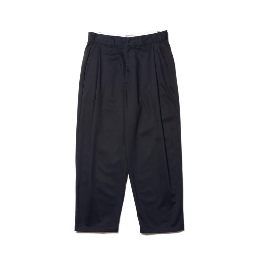 COOTIE C/R Twill Raza 1 Tuck Trousers CTE-22A104 Black