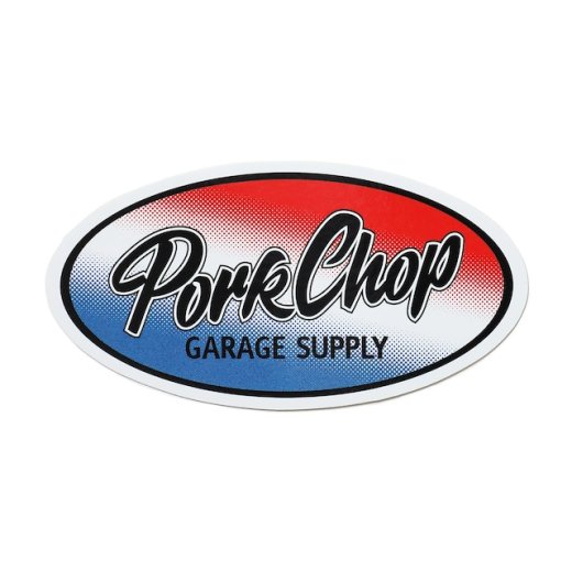 PORKCHOP Oval Tricolor Sticker<img class='new_mark_img2' src='https://img.shop-pro.jp/img/new/icons7.gif' style='border:none;display:inline;margin:0px;padding:0px;width:auto;' />