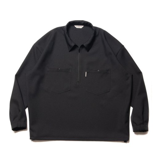 COOTIE Polyester Twill Half Zip Work L/S Shirt<img class='new_mark_img2' src='https://img.shop-pro.jp/img/new/icons50.gif' style='border:none;display:inline;margin:0px;padding:0px;width:auto;' />