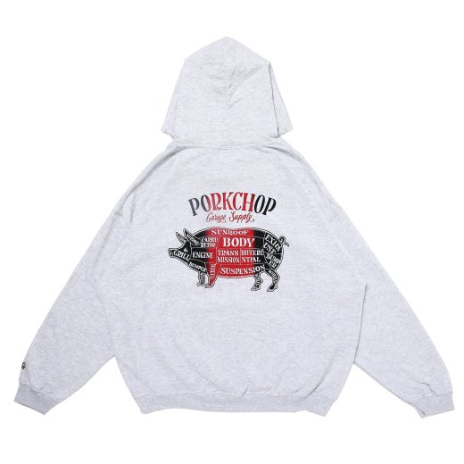 PORKCHOP 2Tone Pork Back Hoodie<img class='new_mark_img2' src='https://img.shop-pro.jp/img/new/icons50.gif' style='border:none;display:inline;margin:0px;padding:0px;width:auto;' />