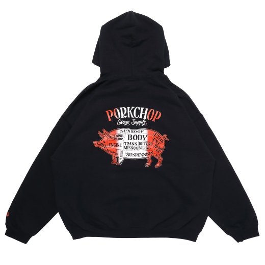 PORKCHOP 2Tone Pork Back Hoodie<img class='new_mark_img2' src='https://img.shop-pro.jp/img/new/icons7.gif' style='border:none;display:inline;margin:0px;padding:0px;width:auto;' />