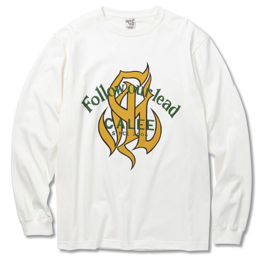 CALEE CAL Logo FOL L/S T-Shirt <img class='new_mark_img2' src='https://img.shop-pro.jp/img/new/icons50.gif' style='border:none;display:inline;margin:0px;padding:0px;width:auto;' />