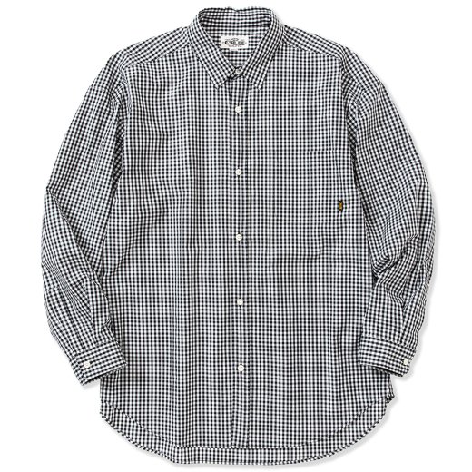 CALEE Gingham Check Pattern Over Silhouette L/S Shirt<img class='new_mark_img2' src='https://img.shop-pro.jp/img/new/icons50.gif' style='border:none;display:inline;margin:0px;padding:0px;width:auto;' />