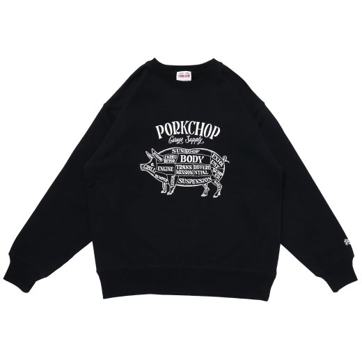 PORKCHOP Pork Front Sweat<img class='new_mark_img2' src='https://img.shop-pro.jp/img/new/icons7.gif' style='border:none;display:inline;margin:0px;padding:0px;width:auto;' />