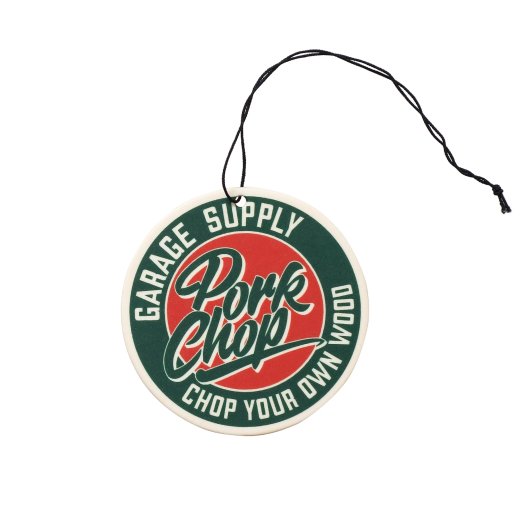 PORKCHOP CIRCLE SCRIPT AIR FRESHENER<img class='new_mark_img2' src='https://img.shop-pro.jp/img/new/icons50.gif' style='border:none;display:inline;margin:0px;padding:0px;width:auto;' />