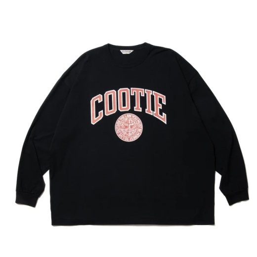 COOTIE Print Oversized L/S Tee (College)<img class='new_mark_img2' src='https://img.shop-pro.jp/img/new/icons7.gif' style='border:none;display:inline;margin:0px;padding:0px;width:auto;' />