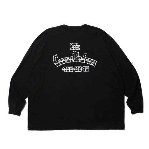 COOTIE Print Oversized L/S Tee (College) CTE-22A327 Black