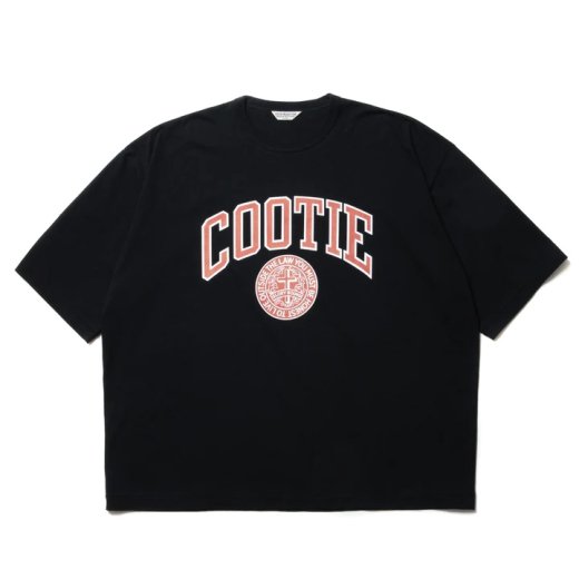 COOTIE Print Oversized S/S Tee (College) CTE-22A330 Black