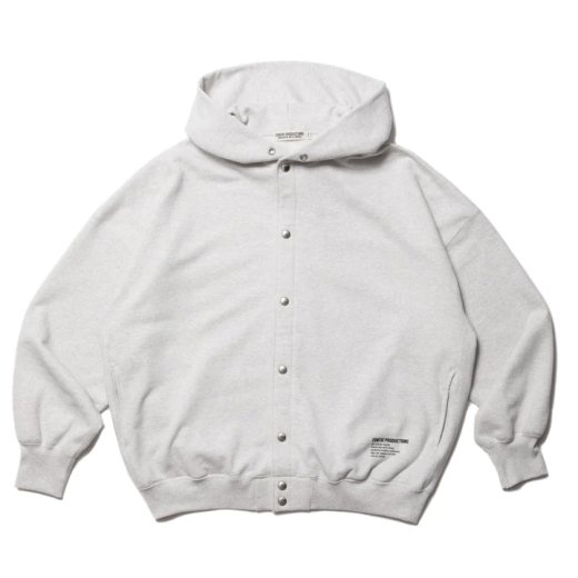 COOTIE Open End Yarn Plain Sweat Snap Hoodie<img class='new_mark_img2' src='https://img.shop-pro.jp/img/new/icons50.gif' style='border:none;display:inline;margin:0px;padding:0px;width:auto;' />