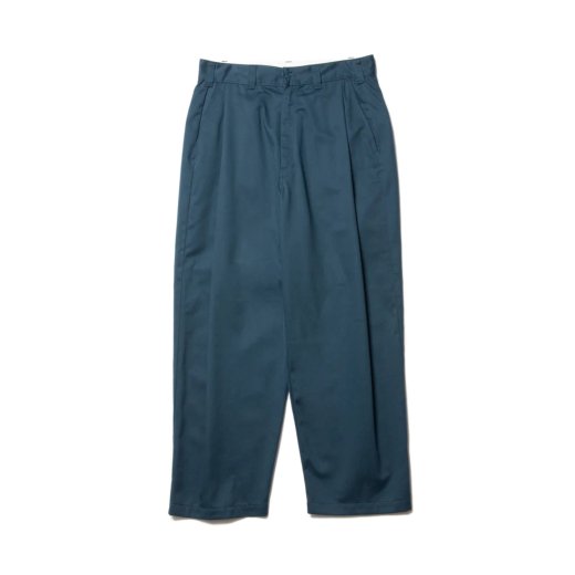 COOTIE C/R Twill Raza 1Tuck Trousers CTE-23S115 Smoke Navy