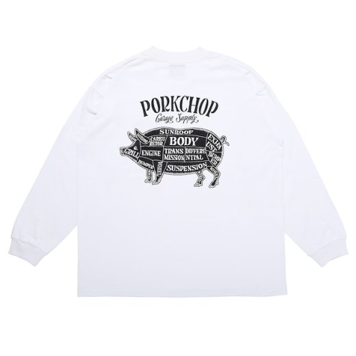 PORKCHOP PORK BACK L/S TEE<img class='new_mark_img2' src='https://img.shop-pro.jp/img/new/icons50.gif' style='border:none;display:inline;margin:0px;padding:0px;width:auto;' />