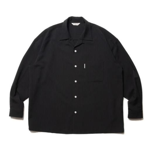 COOTIE T/W Sucker Open Collar L/S Shirt CTE-23S403 Black