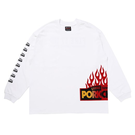 PORKCHOP Fire Block Multi L/S Tee<img class='new_mark_img2' src='https://img.shop-pro.jp/img/new/icons50.gif' style='border:none;display:inline;margin:0px;padding:0px;width:auto;' />