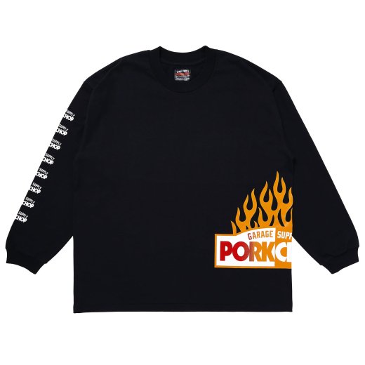 PORKCHOP Fire Block Multi L/S Tee<img class='new_mark_img2' src='https://img.shop-pro.jp/img/new/icons50.gif' style='border:none;display:inline;margin:0px;padding:0px;width:auto;' />