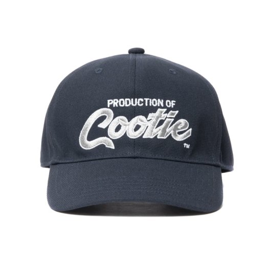 COOTIE Embroidery T/C Gabardine 6 Panel Cap (PRODUCTION OF COOTIE)<img class='new_mark_img2' src='https://img.shop-pro.jp/img/new/icons50.gif' style='border:none;display:inline;margin:0px;padding:0px;width:auto;' />