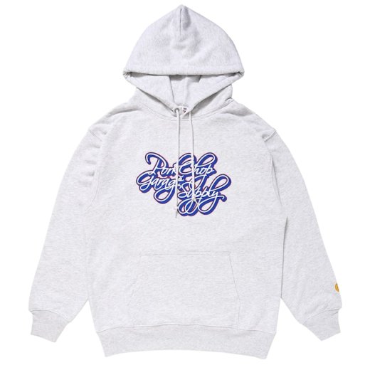 PORKCHOP Calli Script Hoodie<img class='new_mark_img2' src='https://img.shop-pro.jp/img/new/icons50.gif' style='border:none;display:inline;margin:0px;padding:0px;width:auto;' />