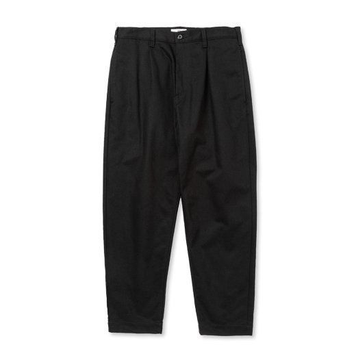 COOTIE C/R Twill Raza 1 Tuck Trousers CTE-22A104 Black