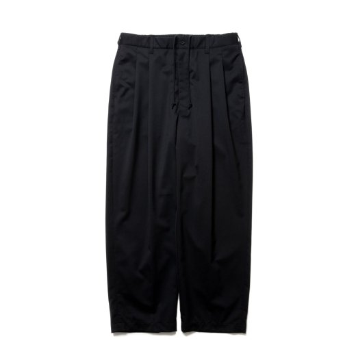 COOTIE C/R Twill Raza 1 Tuck Trousers CTE-22A104 Black