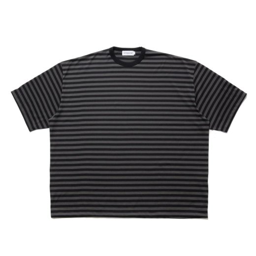 COOTIE Polyester Border S/S Tee CTE-24S321 White x Black