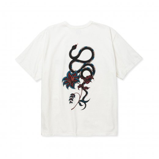 CALEE MIHO MURAKAMI Binedr Neck Snake Vintage Tee<img class='new_mark_img2' src='https://img.shop-pro.jp/img/new/icons50.gif' style='border:none;display:inline;margin:0px;padding:0px;width:auto;' />
