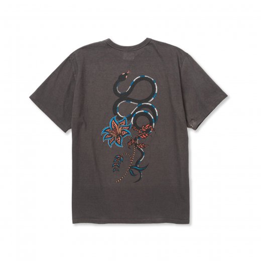 CALEE MIHO MURAKAMI Binedr Neck Snake Vintage Tee<img class='new_mark_img2' src='https://img.shop-pro.jp/img/new/icons6.gif' style='border:none;display:inline;margin:0px;padding:0px;width:auto;' />