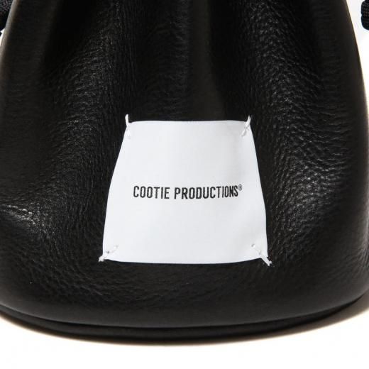 COOTIE　Leather Bucket Bag COOTIE Leather Bucket Bag CC-211 Black