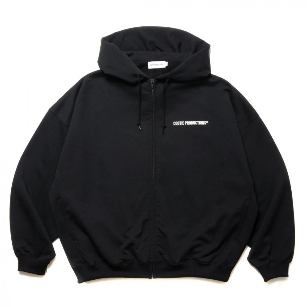 COOTIE Dry Tech Oversized Sweat Zip Up Hoodie CTE-24S338 Black